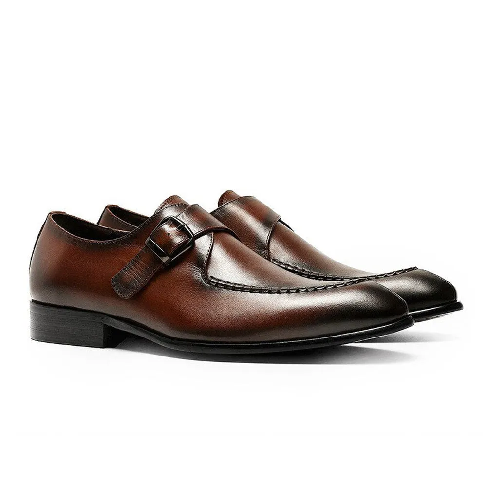 Alan Brown Single Monk Strap