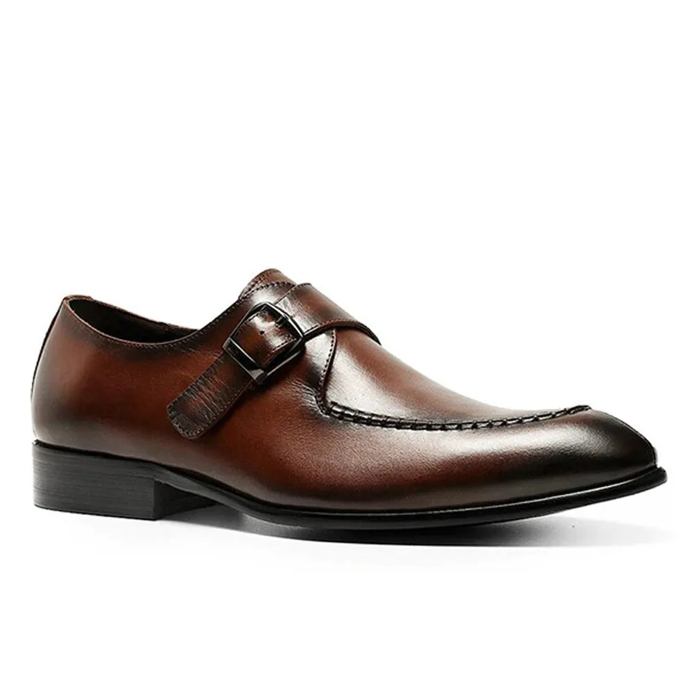 Alan Brown Single Monk Strap