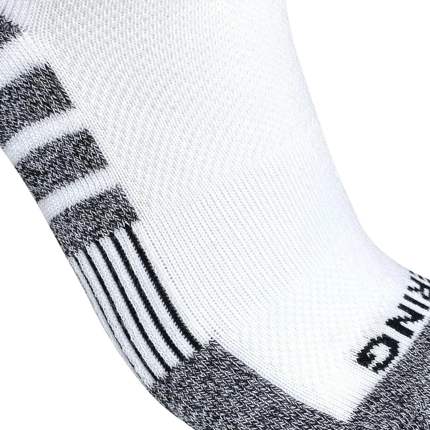 BERING Kids' Athletic Cushion Ankle Socks 6 Pairs Low Cut Heel Tab for Youth Big Boys Girls