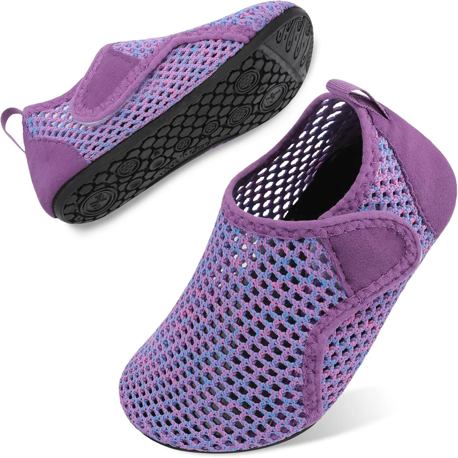 Besroad Kids Water Shoes Girls Boys Quick Dry Aqua Socks Barefoot Non Slip Beach Swim Surf Shoes