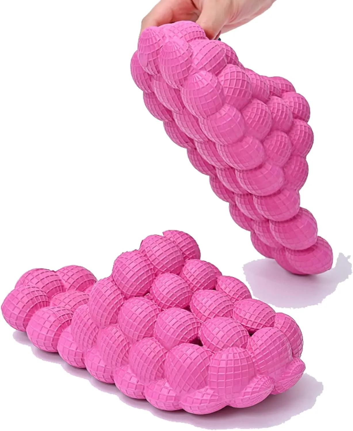 Bubble Slippers for Women Men, Funny Massage Golf Ball Slides, Cloud Cushion Thick Sole Spa, Non-slip Stress Relief Reflexology Sandals, Shower Bedroom