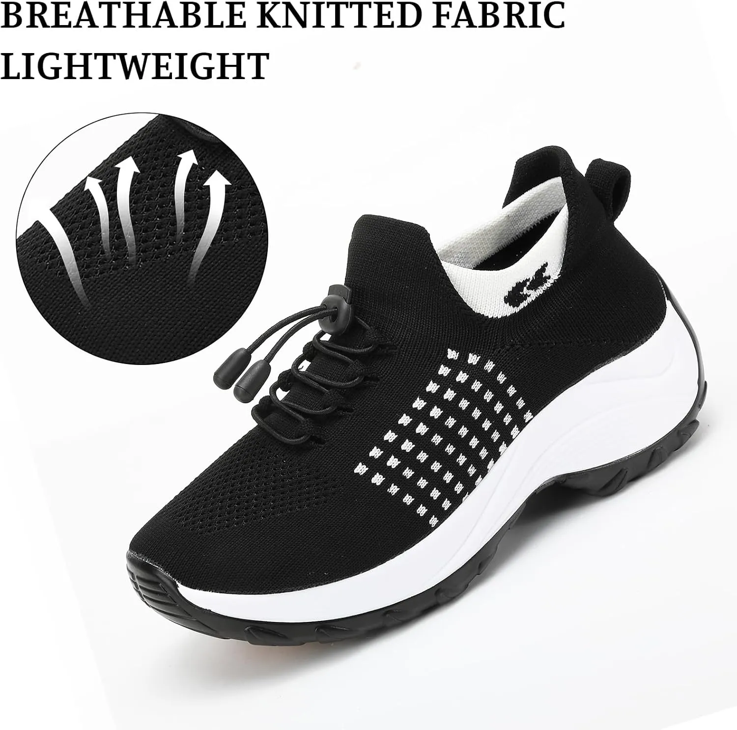 Comfort Wear Orthowear Shoes for Women Men Orthopedic Cushion Shoes Anti-Slip Air Nurse Shoe Breathable Mesh Fashion Sneakers for Women Adjustable Elastic Strap Trainers Plantar Fasciitis Unisex