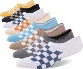 eallco No Show Socks Men Cotton Low Cut Non Slip Invisible Thin Socks 8 Pairs