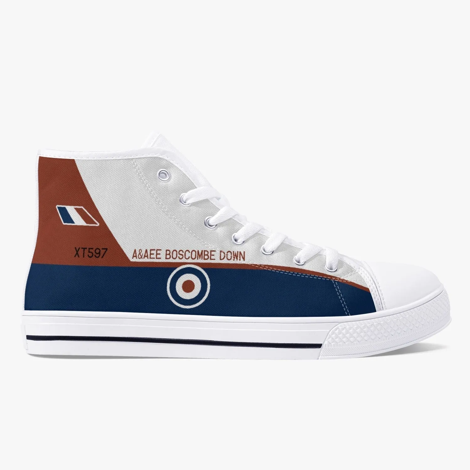 F-4 Phantom XT597 High Top Canvas Shoes