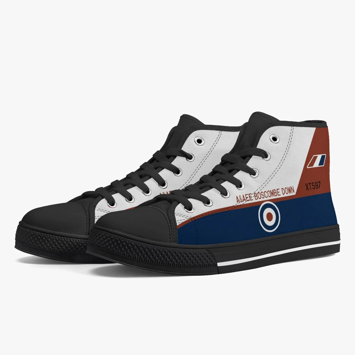 F-4 Phantom XT597 High Top Canvas Shoes