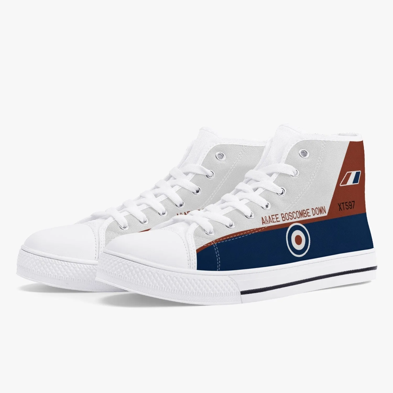 F-4 Phantom XT597 High Top Canvas Shoes