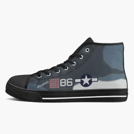 F4U Corsair "Lucybelle" High Top Canvas Shoes