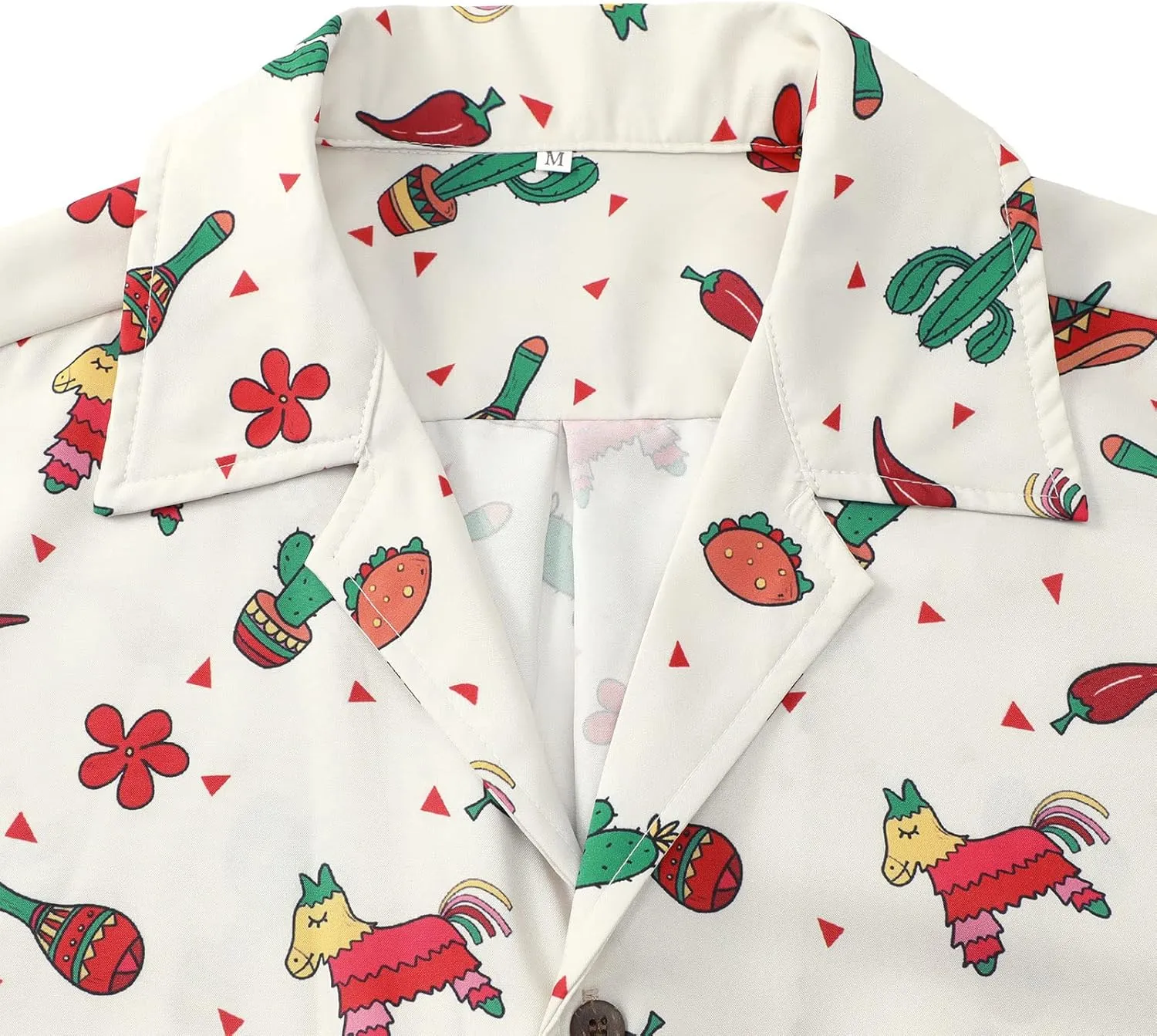 Hawaiian Shirt for Men Button Down Short Sleeve Casual Beach Shirt Summer Wear Stylish Tropical Print Shirts