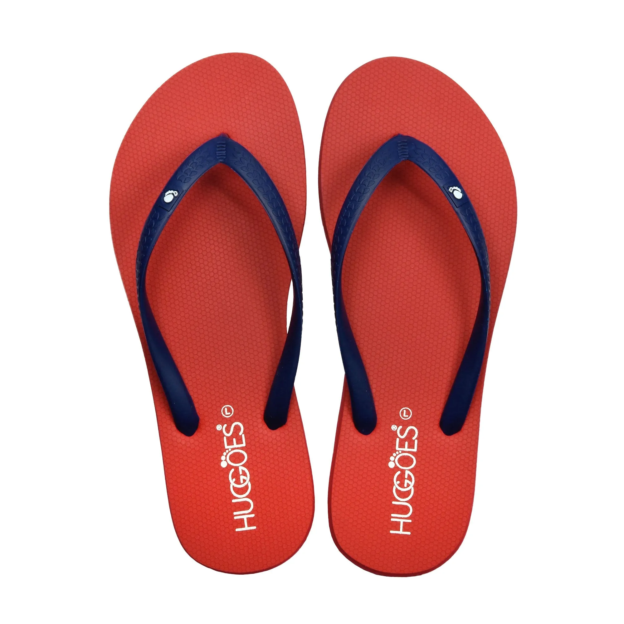 Huggoes by Aerothotic - Crimson Women's Flip Flops Slippers - Original Thailand Imported - (RD1)