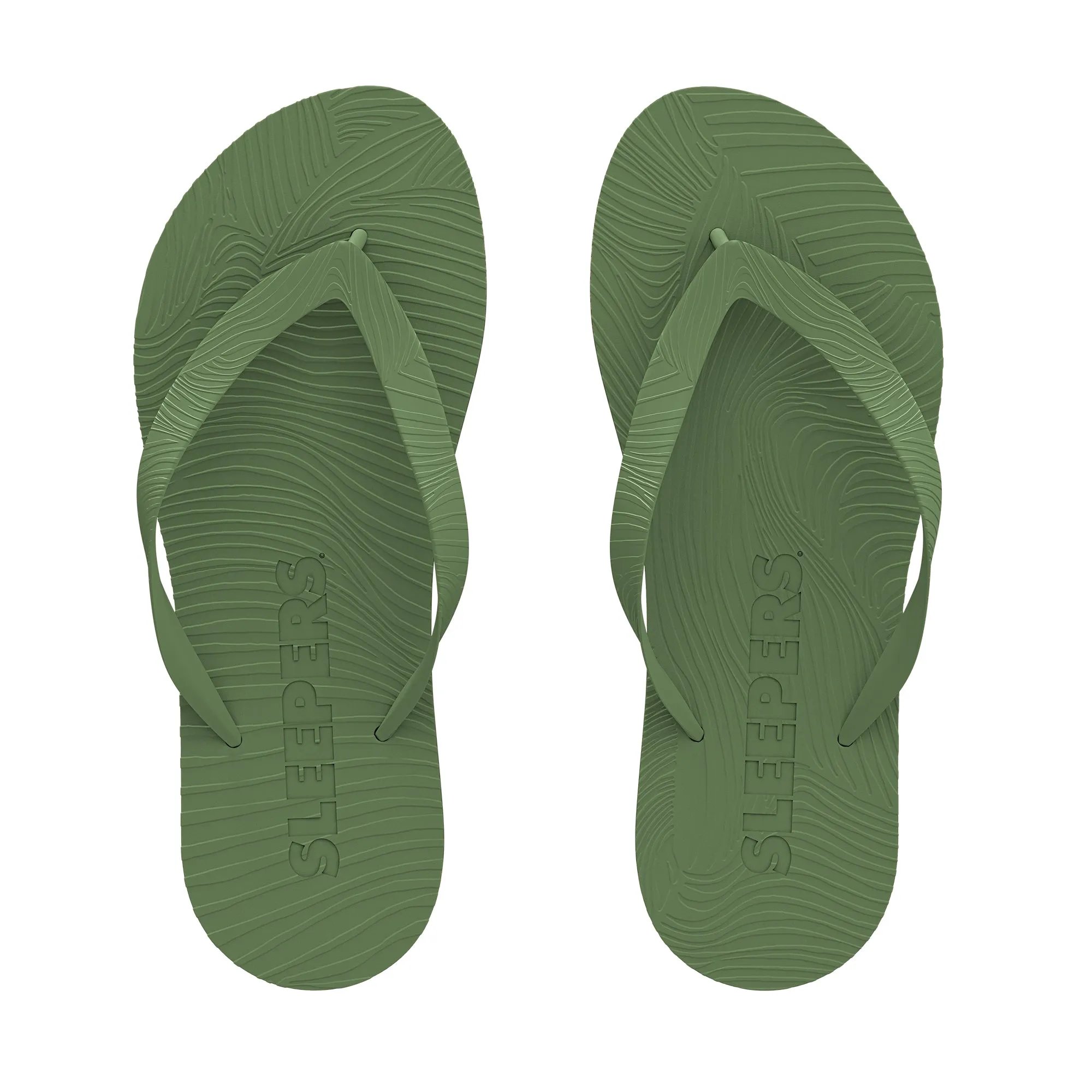 Mens Green Flip Flop