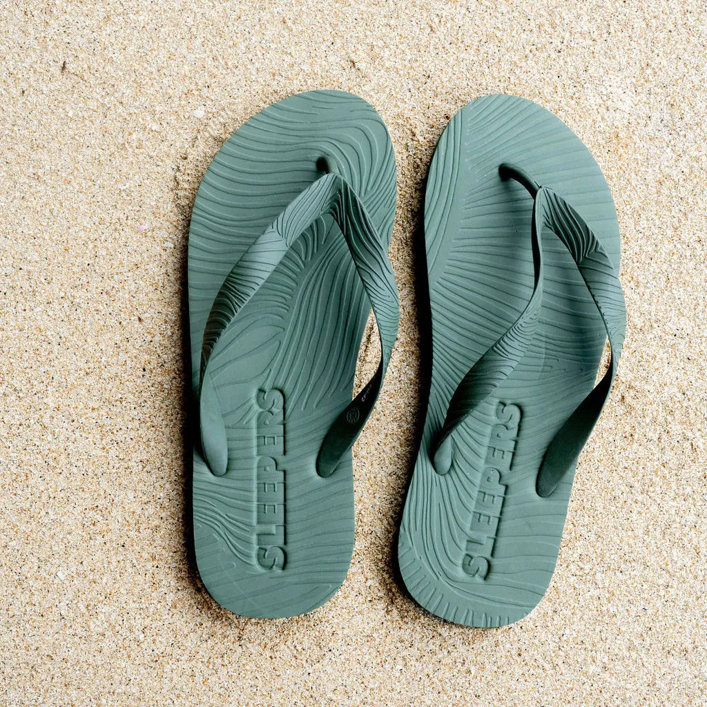 Mens Green Flip Flop