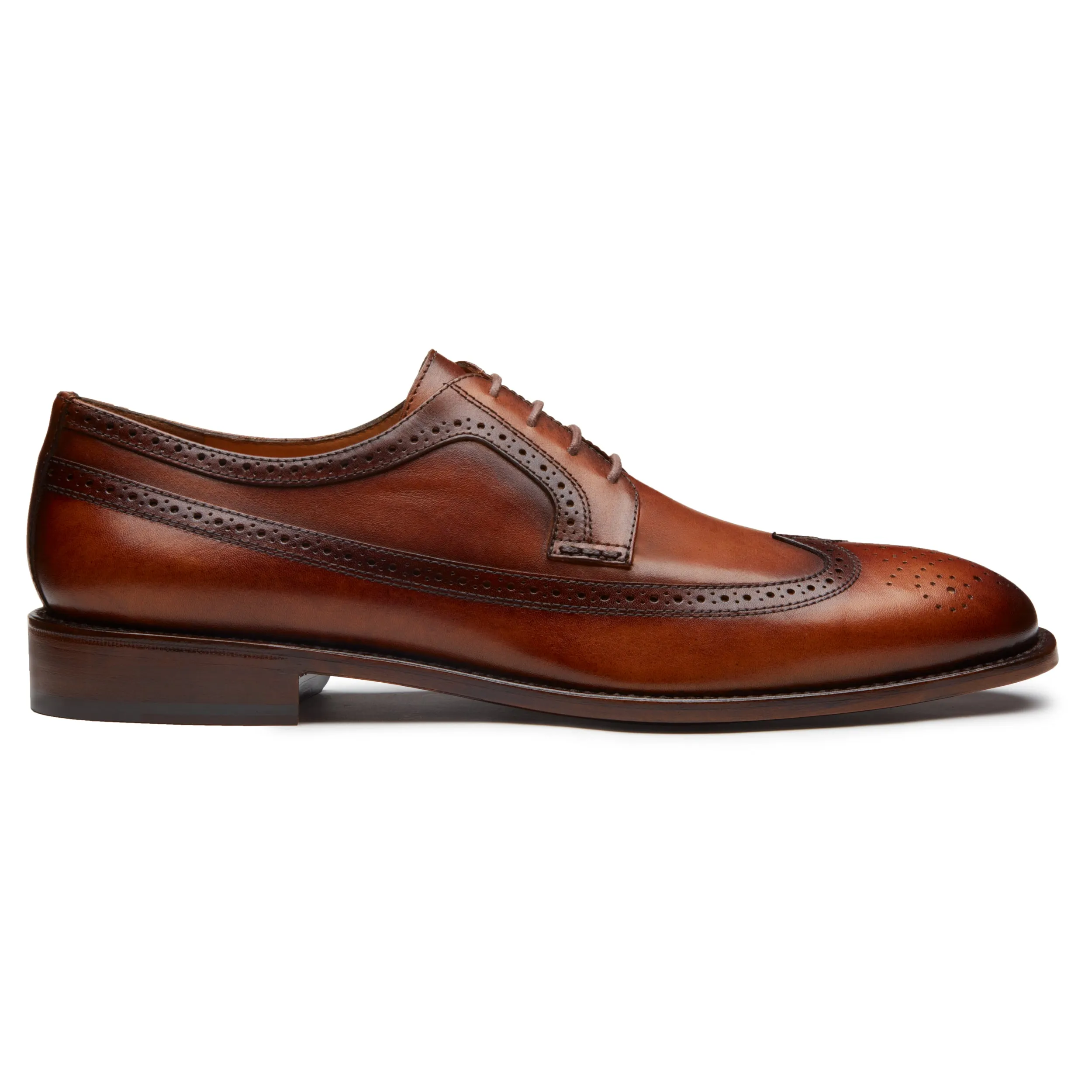 Men´s leather wingtip derby shoes -