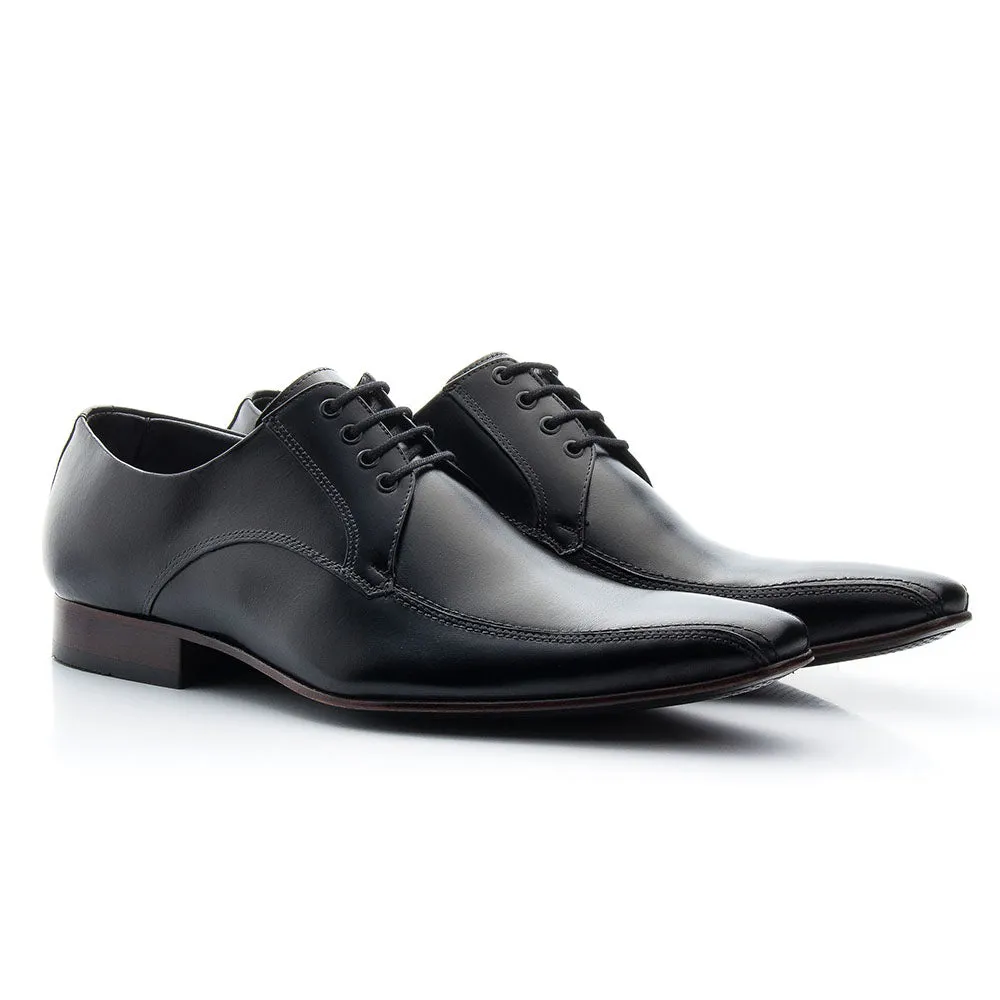 Mens Oxford Leather Classic Lace Up Leather Sole Dress Luxury
