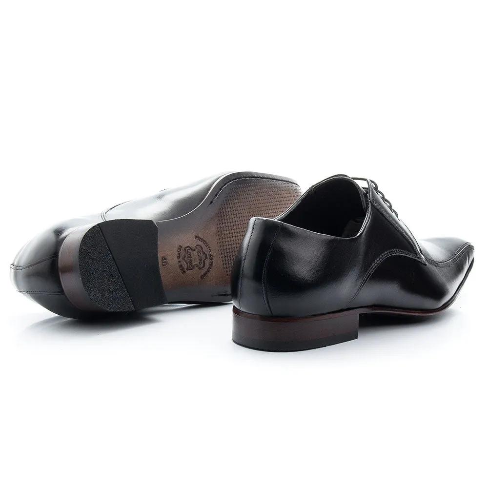 Mens Oxford Leather Classic Lace Up Leather Sole Dress Luxury