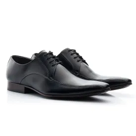 Mens Oxford Leather Classic Lace Up Leather Sole Dress Luxury