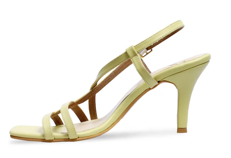 Mint-Green Strappy heels