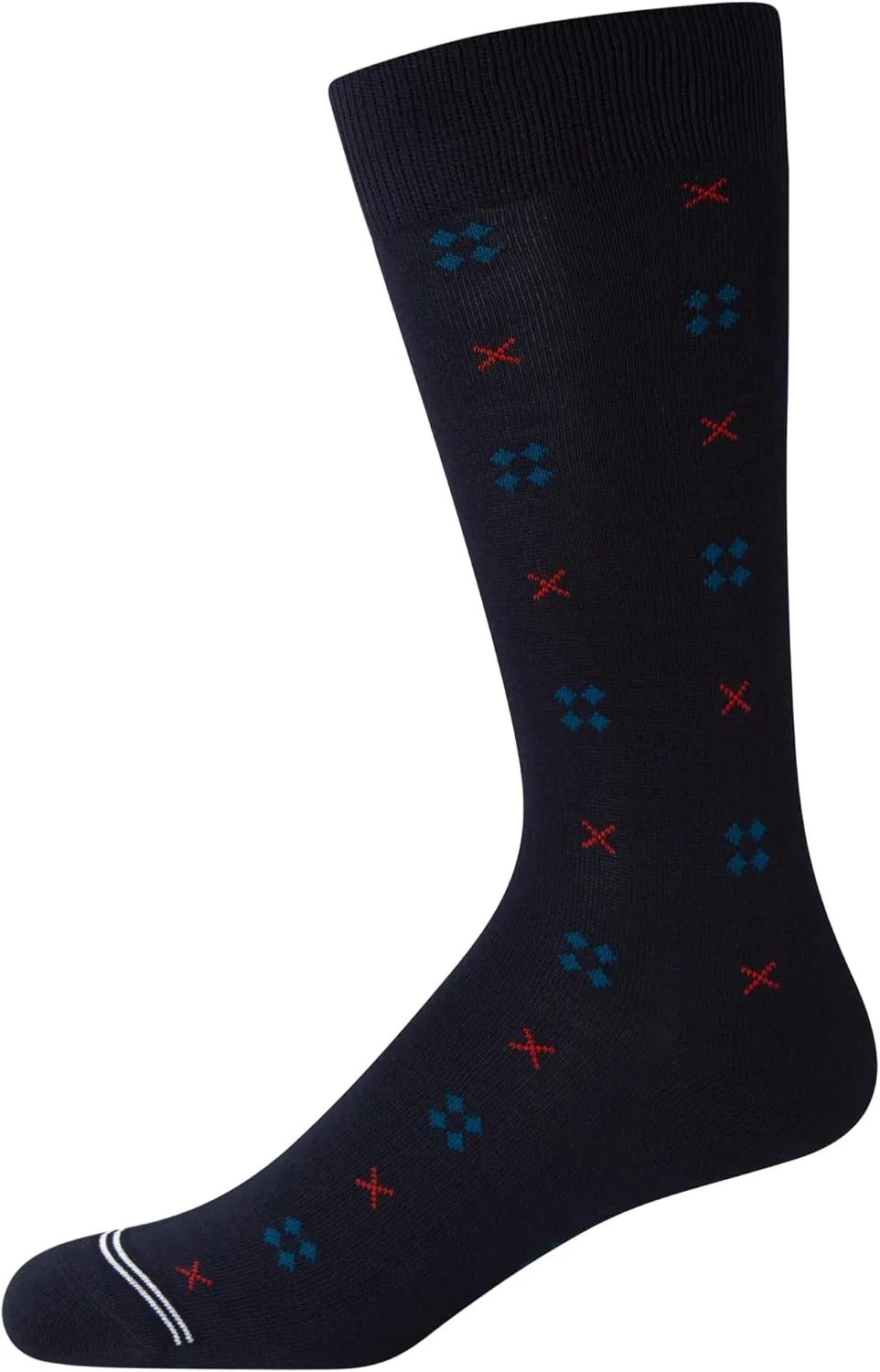 Nautica Mens Dress Socks - 5 Pack Breathable Comfort Stretch Crew-Length Work Socks for Men for Business Formal Wear (6-12.5)