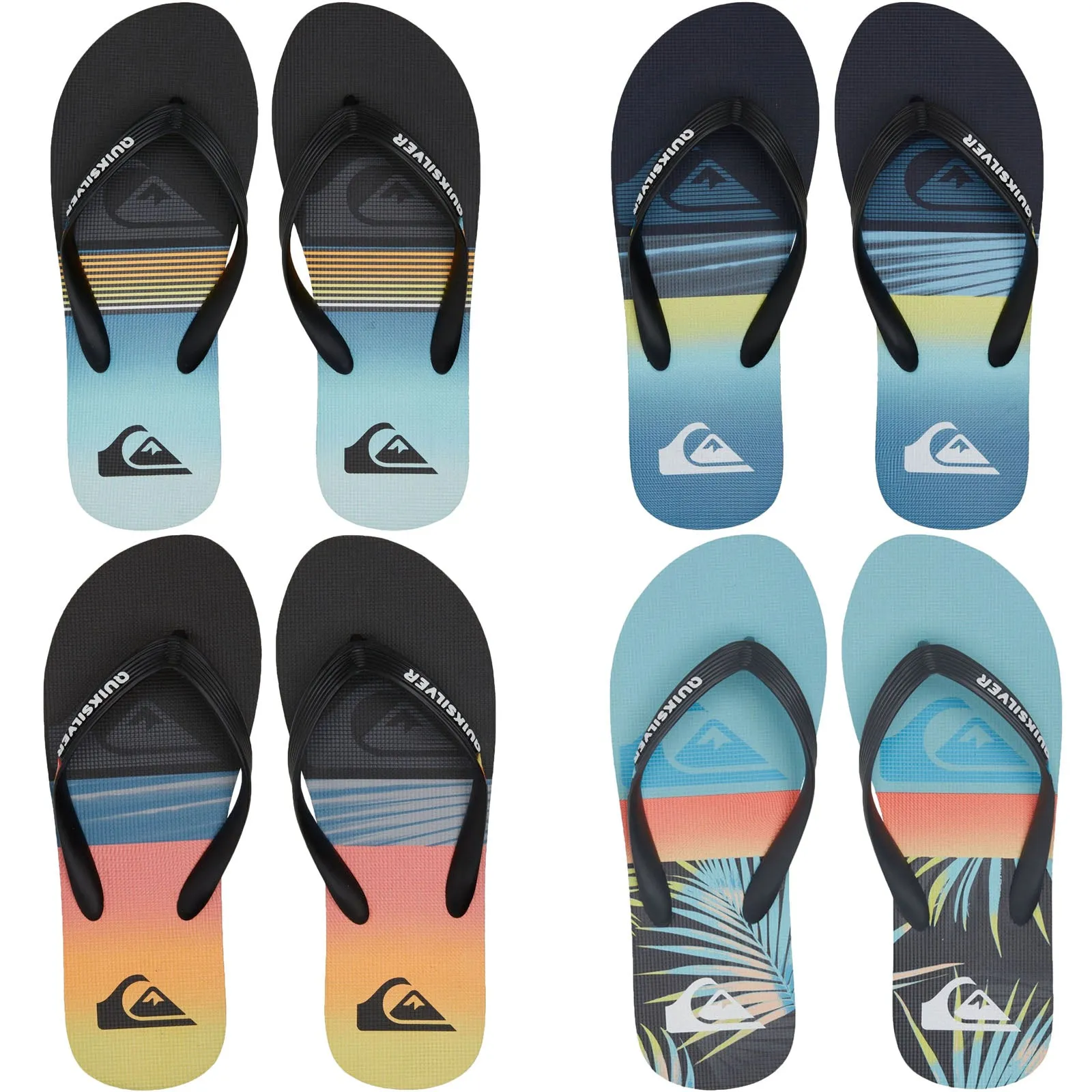 Quiksilver Mens MoloKai Panel Flip Flops