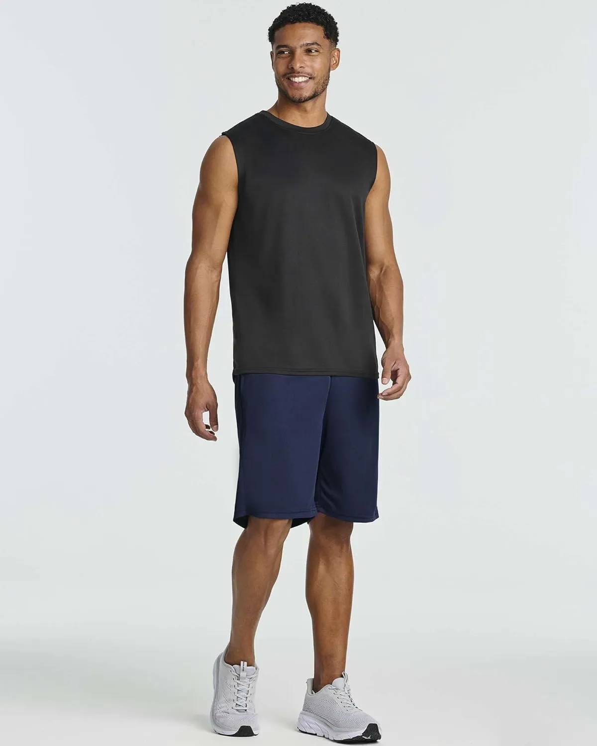 Real Essentials 5 Pack: Men's Mesh Athletic Basketball Shorts Quick Dry Activewear with Pockets