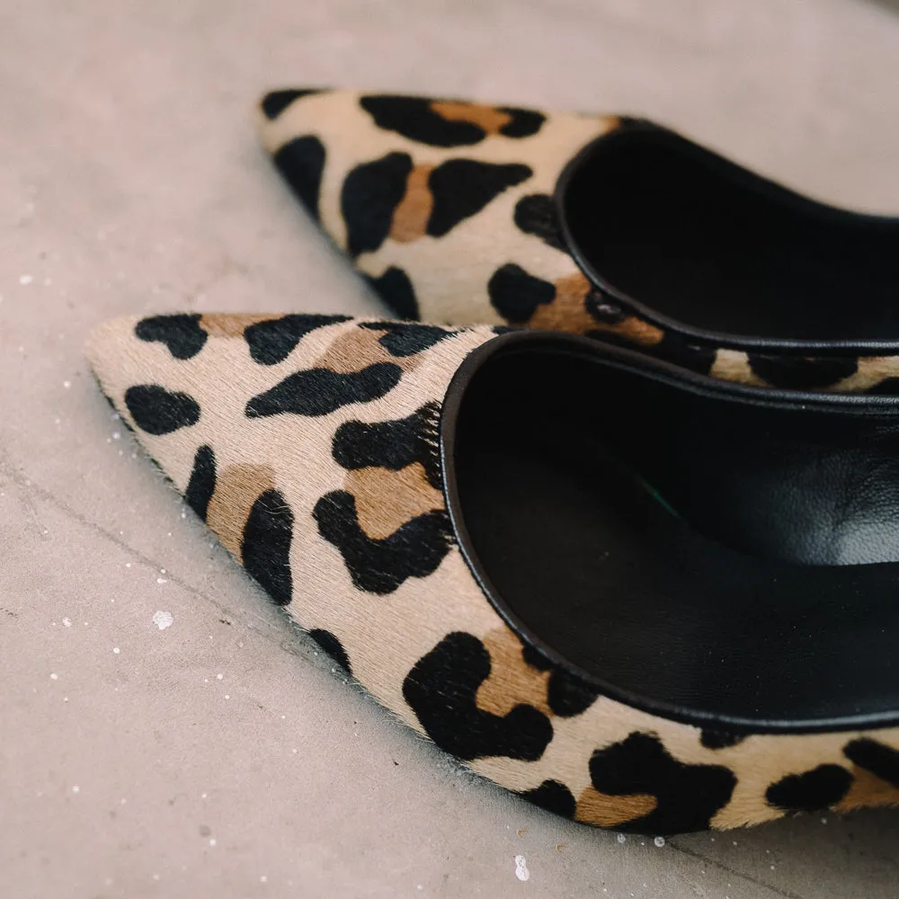 STILETTO NÚRIA PIEL EFECTO POTRO LEOPARDO 6CM