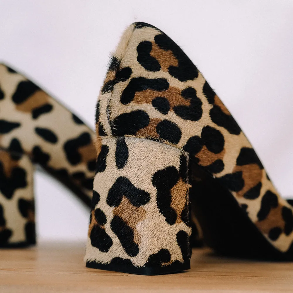 STILETTO NÚRIA PIEL EFECTO POTRO LEOPARDO 6CM