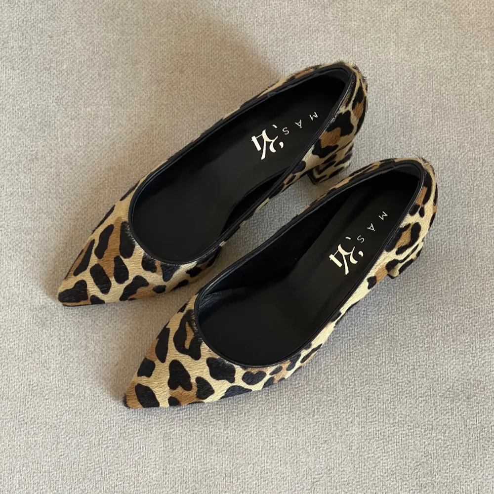 STILETTO NÚRIA PIEL EFECTO POTRO LEOPARDO 6CM