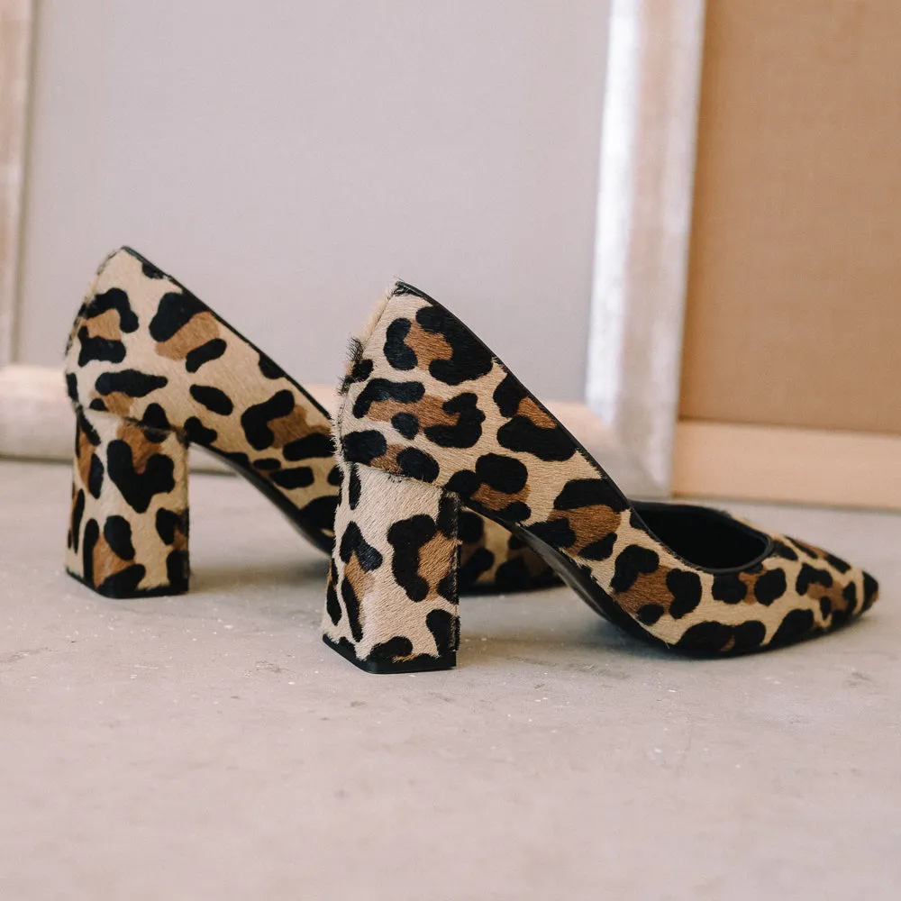 STILETTO NÚRIA PIEL EFECTO POTRO LEOPARDO 6CM