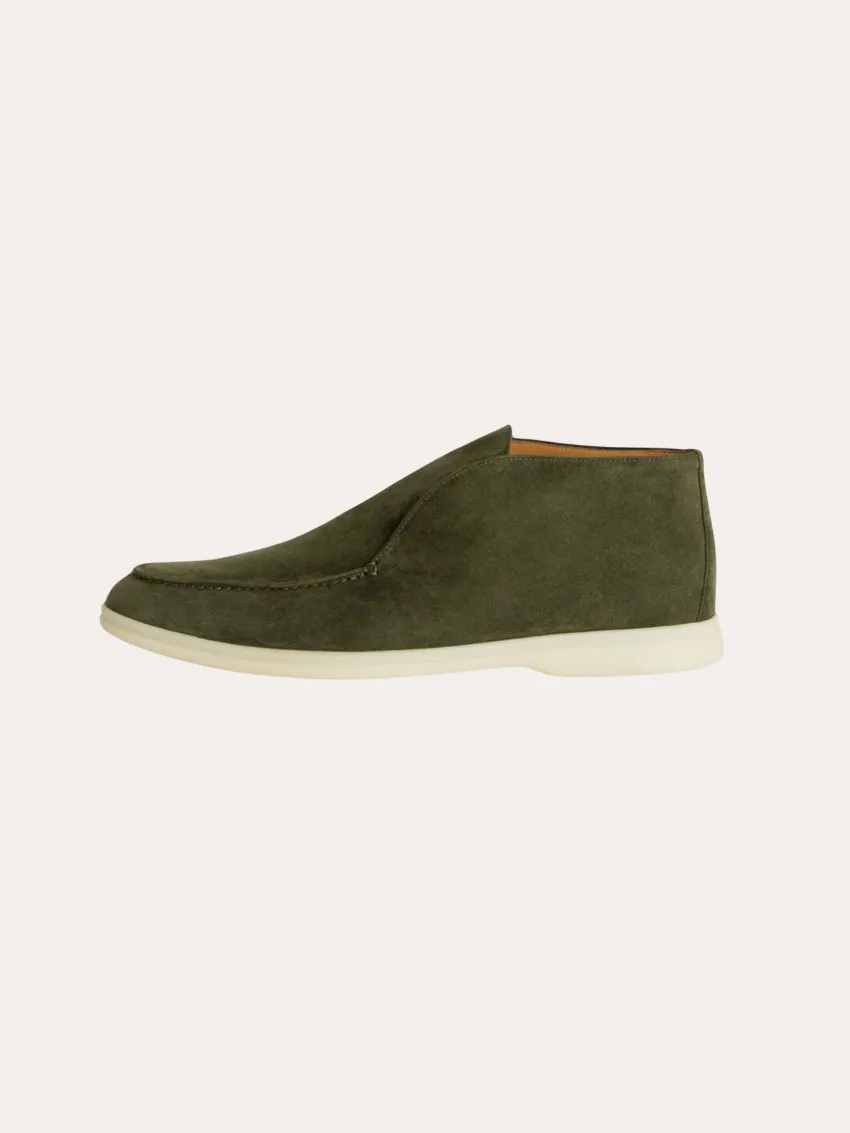 Suede City Loafers - Deep Green