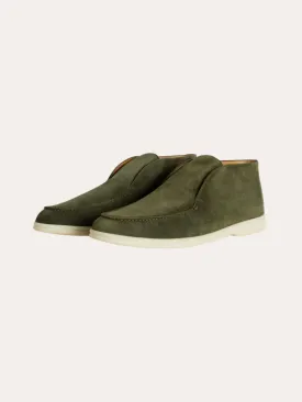 Suede City Loafers - Deep Green