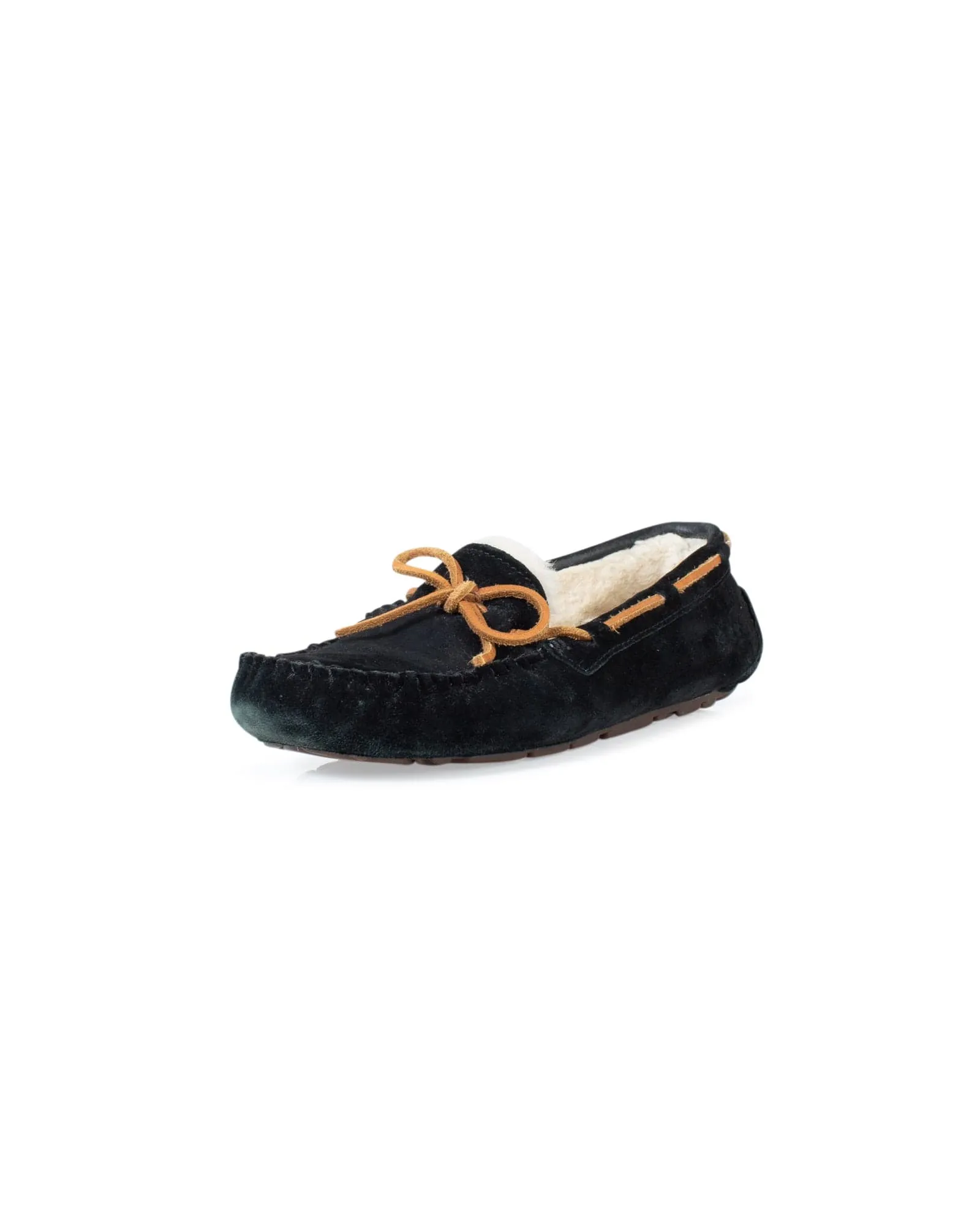 Suede Slip On Moccasins