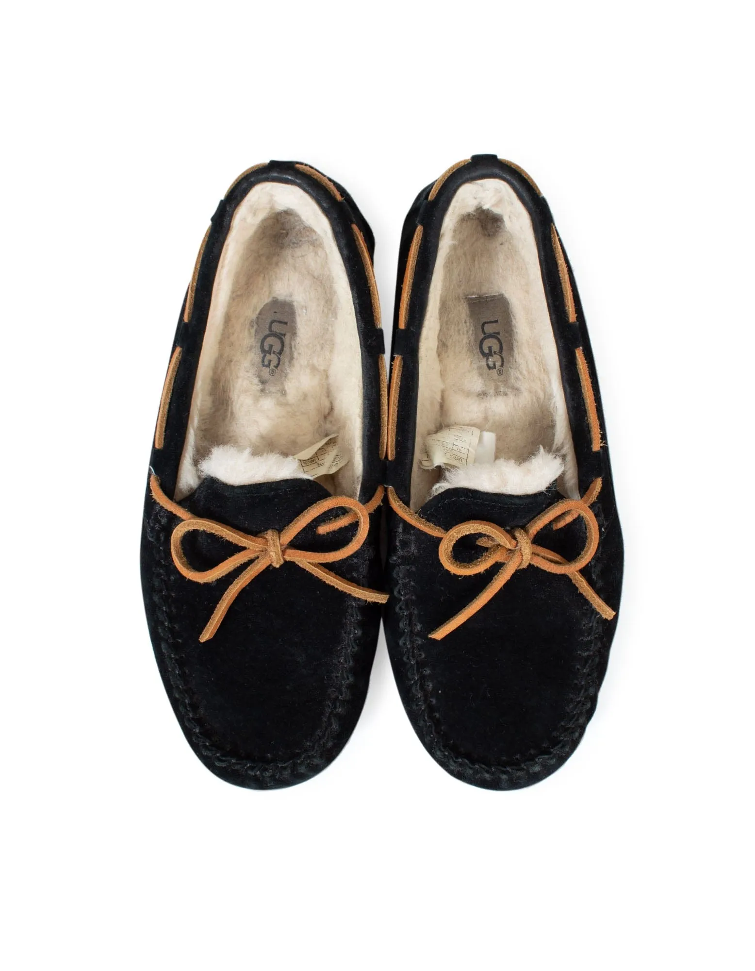 Suede Slip On Moccasins