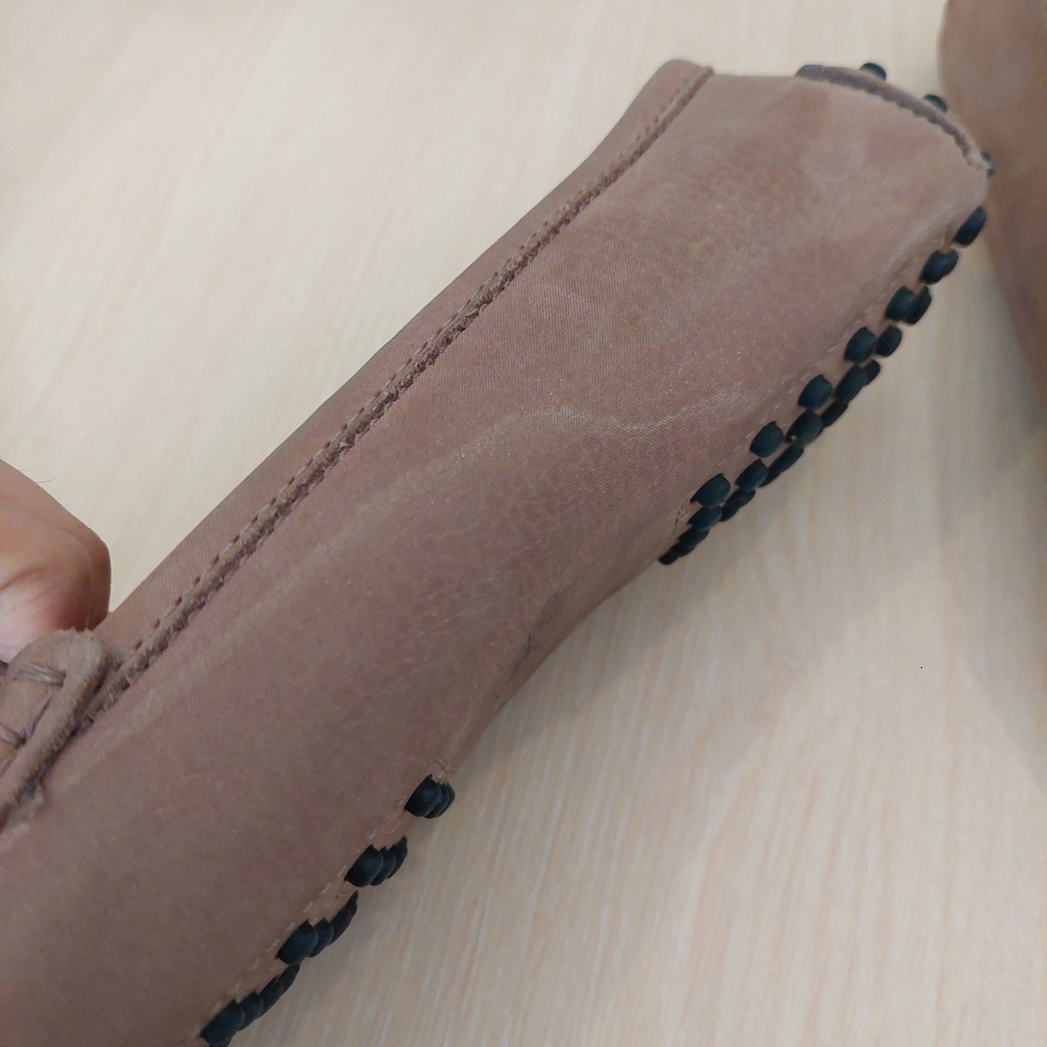 Tod's Beige Suede Loafers | Pre Loved |
