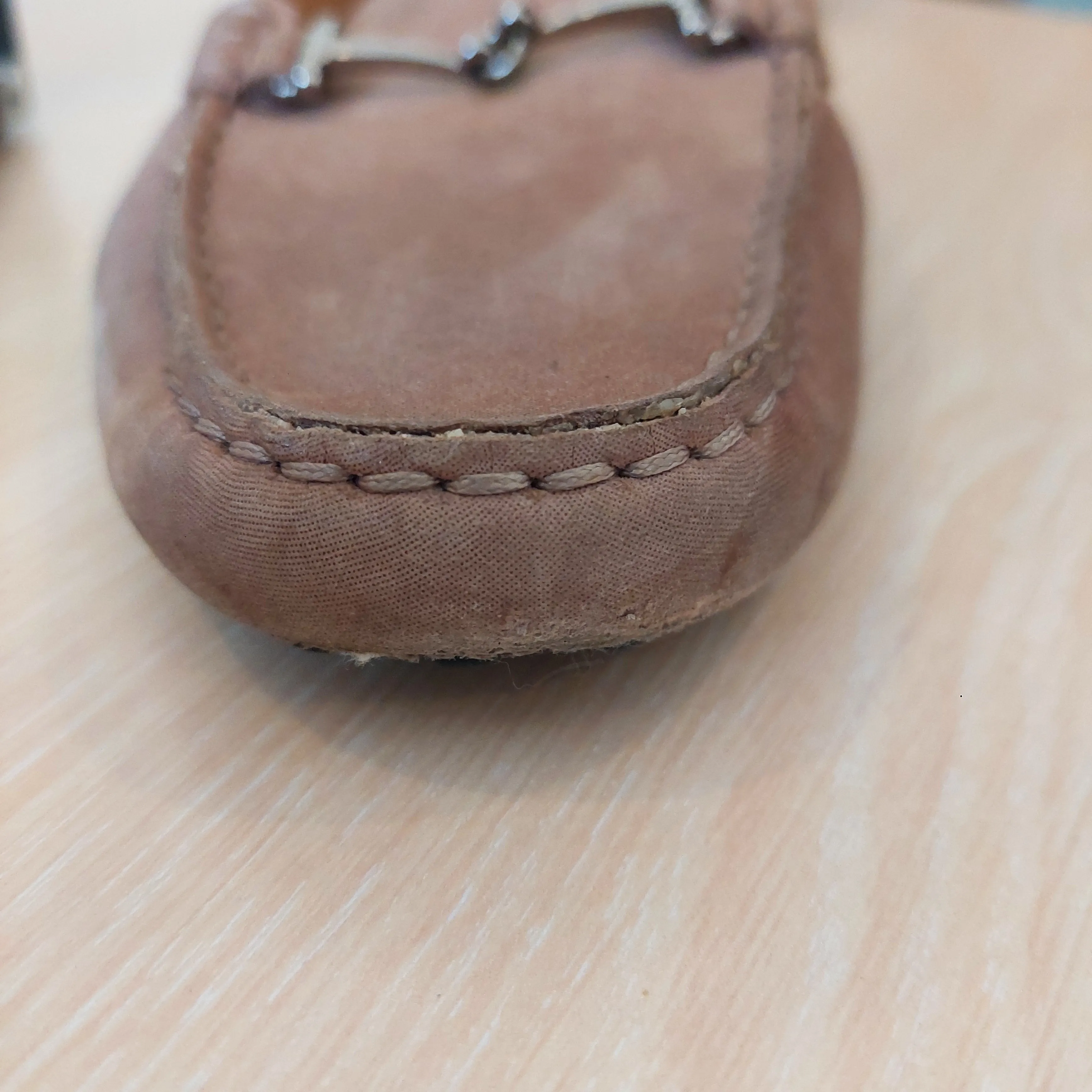 Tod's Beige Suede Loafers | Pre Loved |