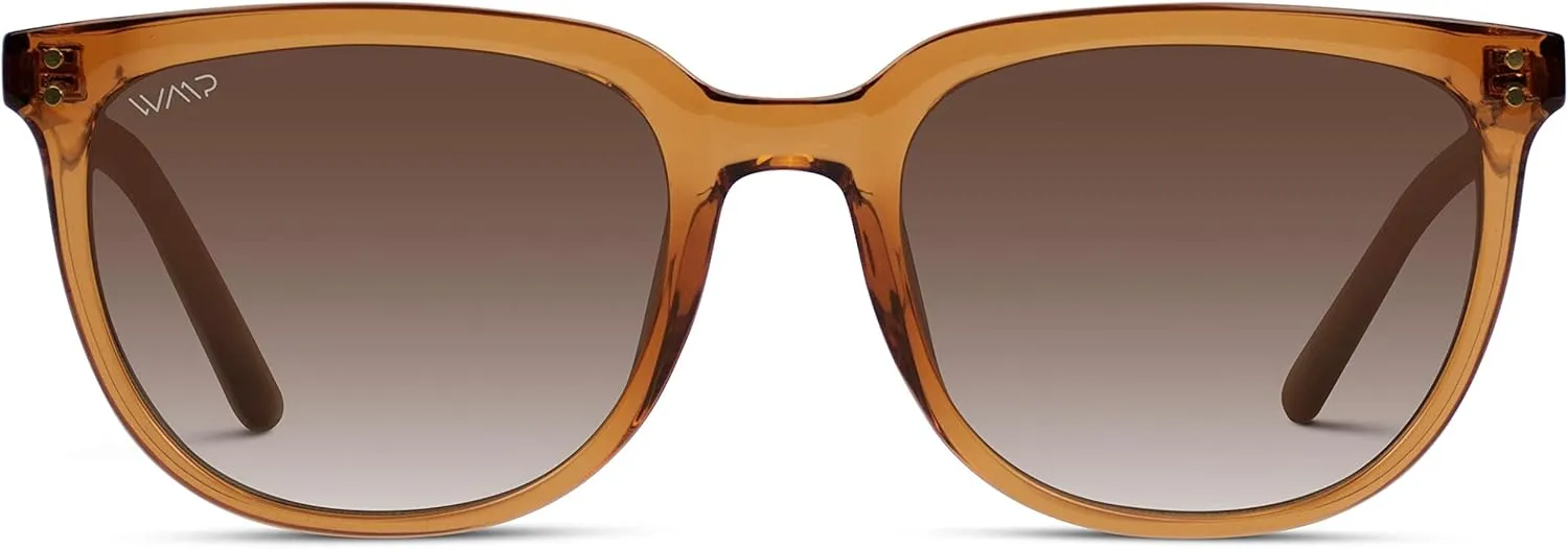 WearMe Pro Polarized Classic Retro Flat Square Unisex Sunglasses