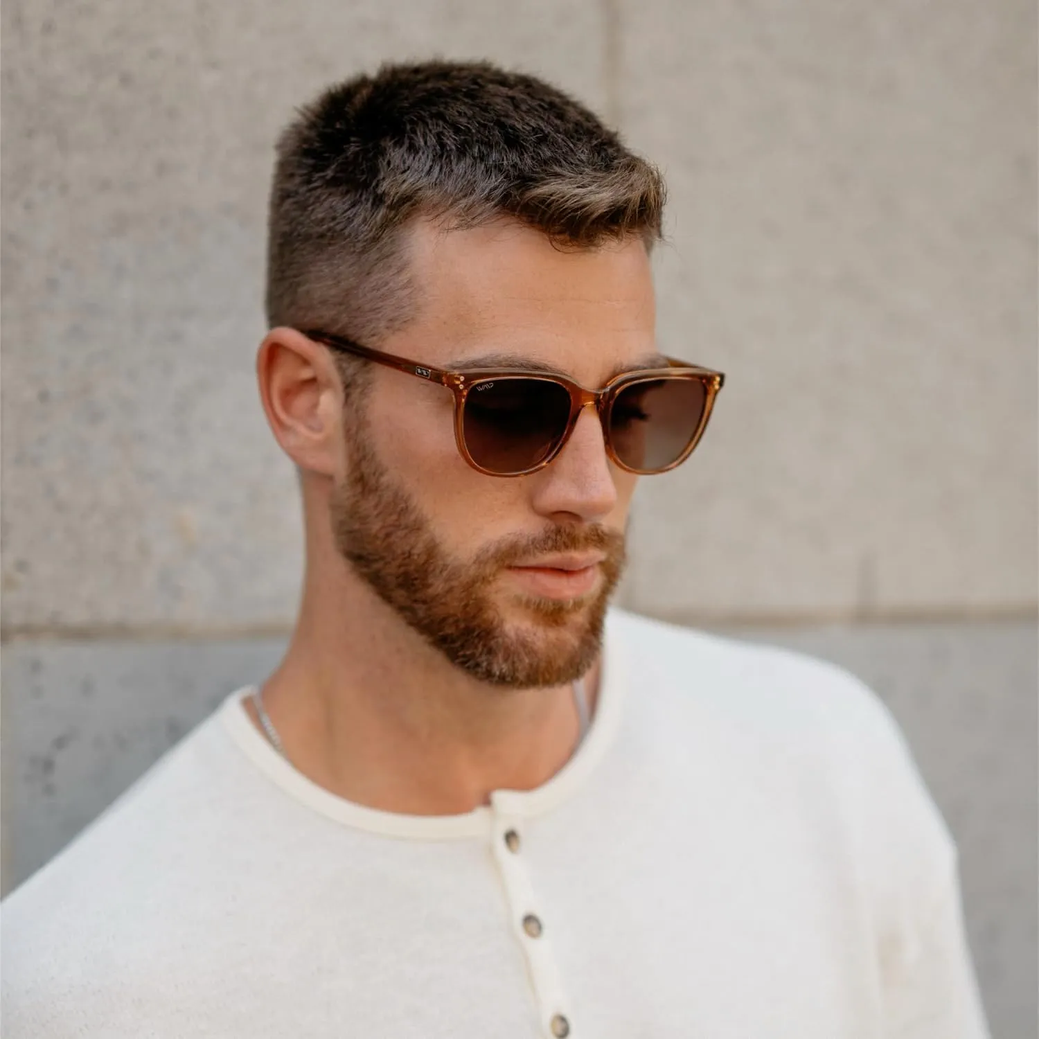 WearMe Pro Polarized Classic Retro Flat Square Unisex Sunglasses