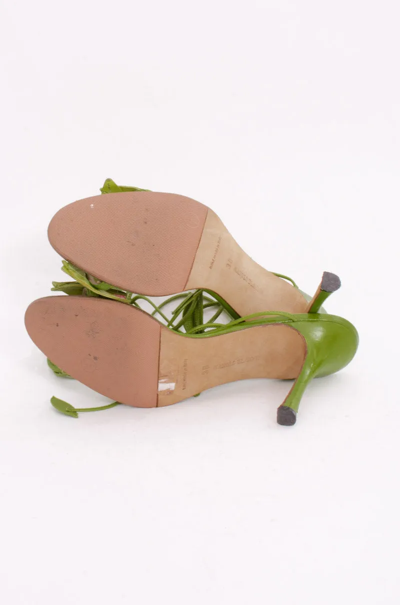 WRAP CHERRY STILETTOS