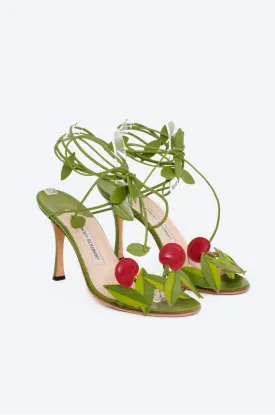WRAP CHERRY STILETTOS